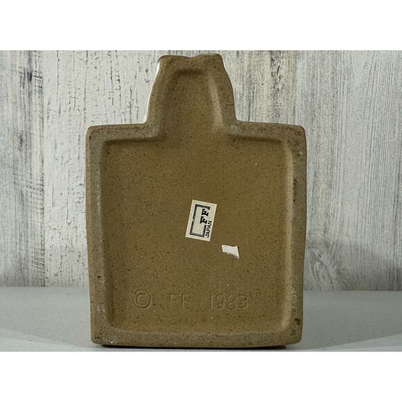 Fitz and Floyd Spoons Holder 1983 Brown Ceramic Chef Vintage Japan - Picture 3 of 9